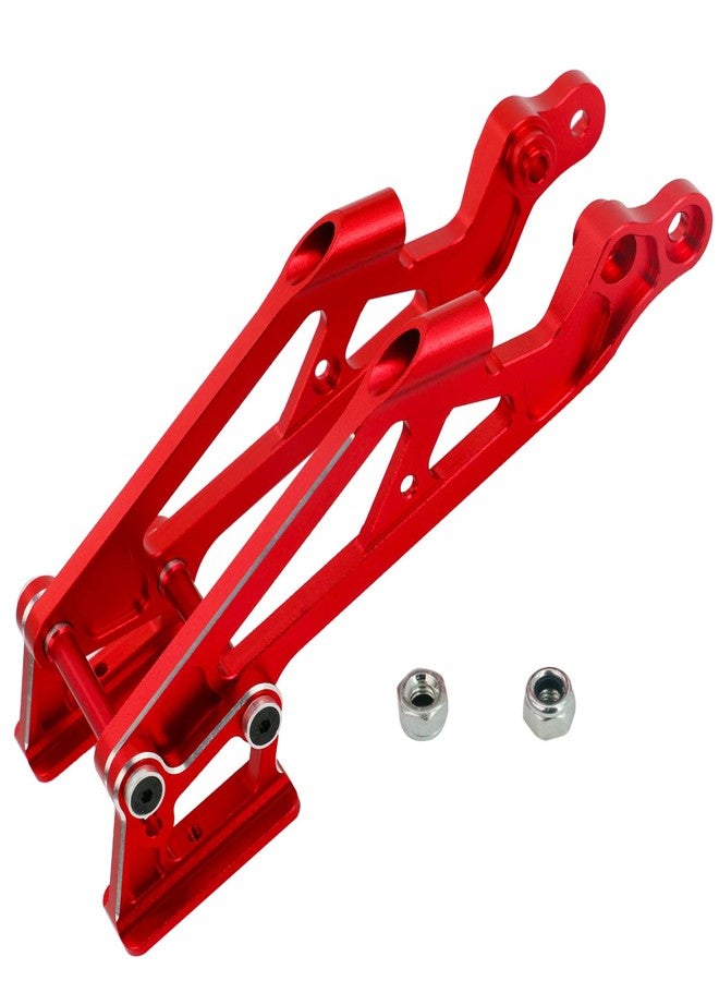 POLANTA Aluminum Rear Wing Mount for Arrma 1/8 Kraton Notorious Outcast Talion Typhon 6S BLX Upgrade, Replaces AR320347(Red) - Image 2